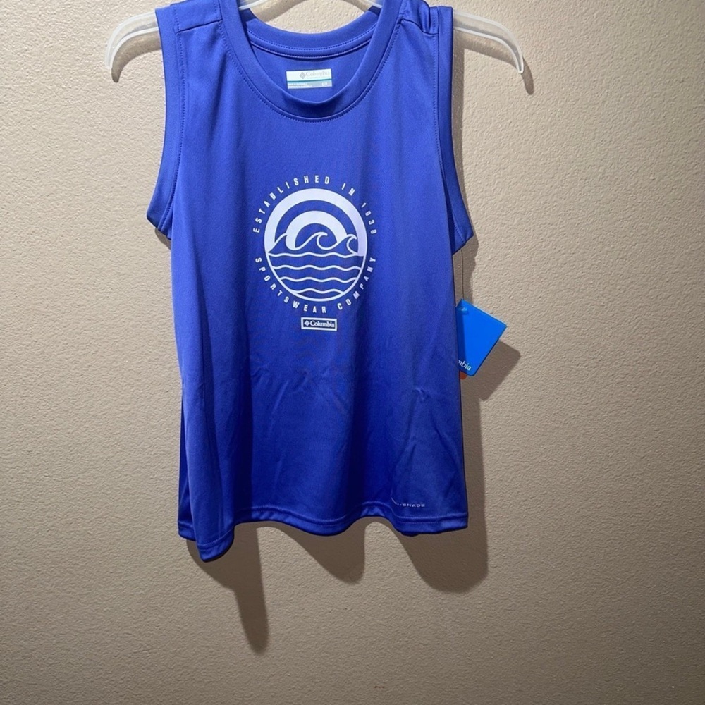 Columbia Blue Sleeveless Tank Top